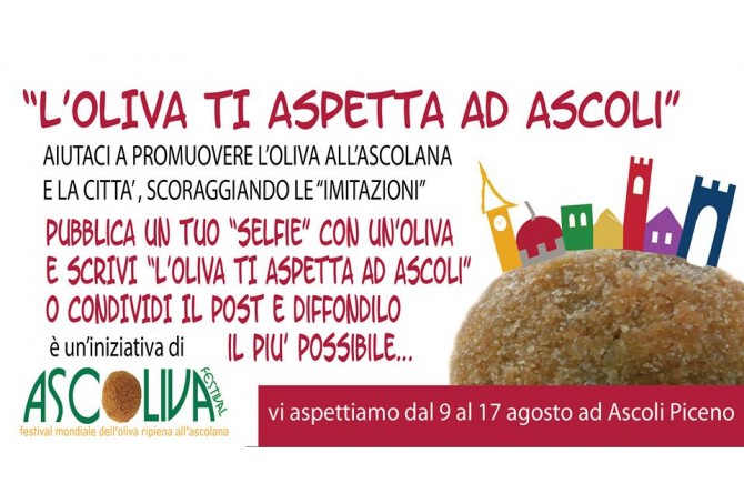 Ascoliva Festival: il festival mondiale dell'oliva all'ascolana dal 9 al 17 agosto ad Ascoli