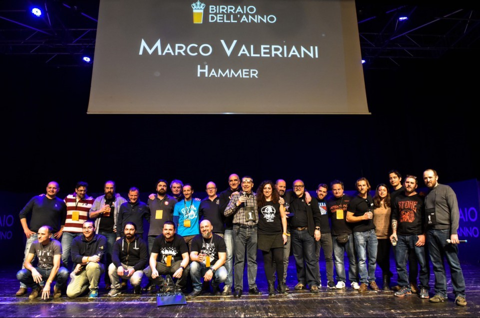 Birraio dell'Anno 2016: vince Marco Valeriani del birrificio Hammer