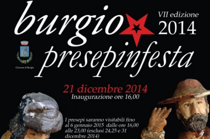 Dal 21 dicembre al 6 gennaio a Burgio torna "Presepeinfesta 2014"