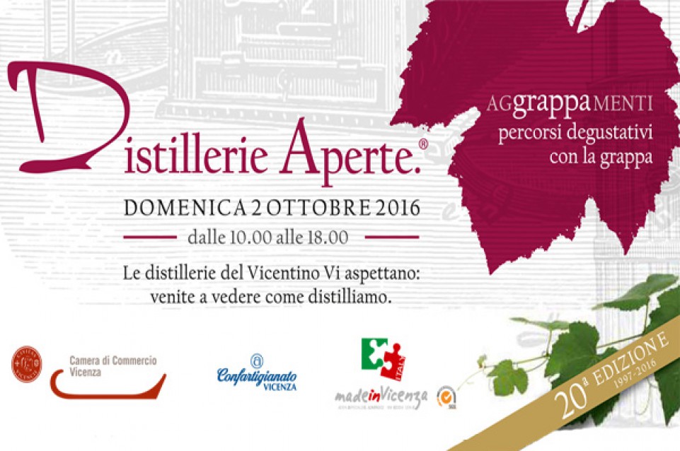 Distillerie Aperte: domenica 2 ottobre a Vicenza