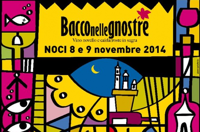 L'8 ed il 9 novembre a Noci si festeggia l'autunno con  "Bacco nelle gnostre vino novello e caldarroste"