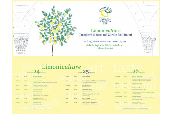 Dal 24 al 26 settembre Siracusa festeggia il suo limone con Limoniculture