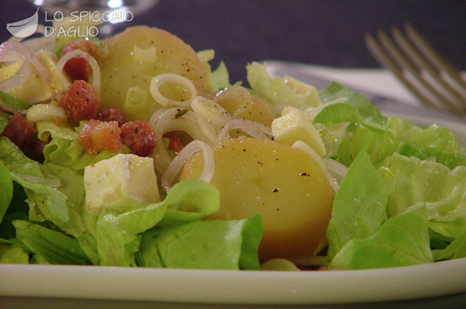 Insalata patate e Camembert