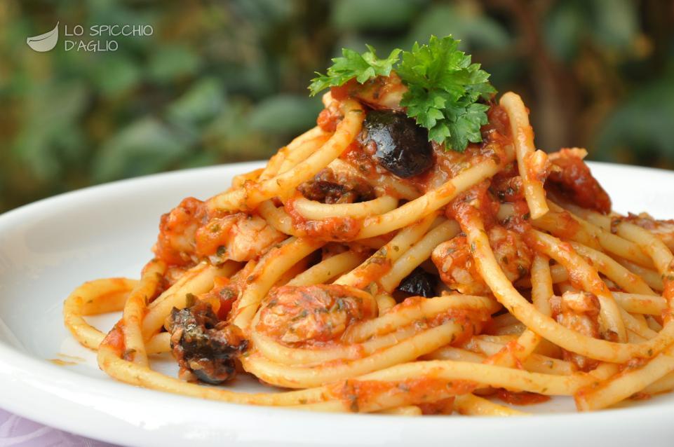 Ricetta pasta al sugo di triglie le ricette dello for Ricette spaghetti