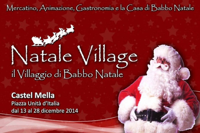 A Castel Mella fino al 28 dicembre vi aspetta il Villaggio di Natale A Castel Mella fino al 28 dicembre vi aspetta il Villaggio di Natale