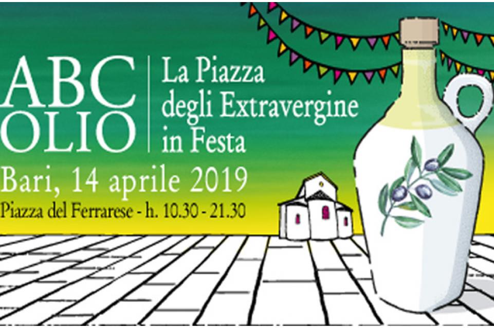 A Bari il 14 aprile arriva "ABC Olio: La piazza degli extravergine in festa" A Bari il 14 aprile arriva "ABC Olio: La piazza degli extravergine in festa"