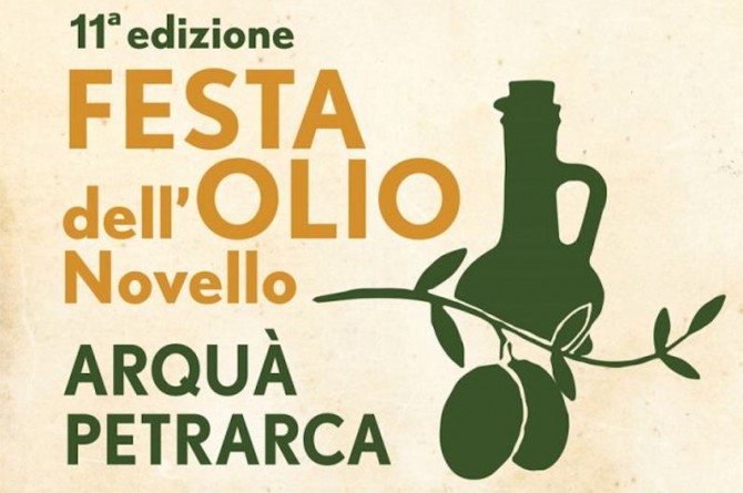 Ad Arquà Petrarca il 30 novembre arriva la XI edizione della Festa dell'Olio Ad Arquà Petrarca il 30 novembre arriva la XI edizione della Festa dell'Olio