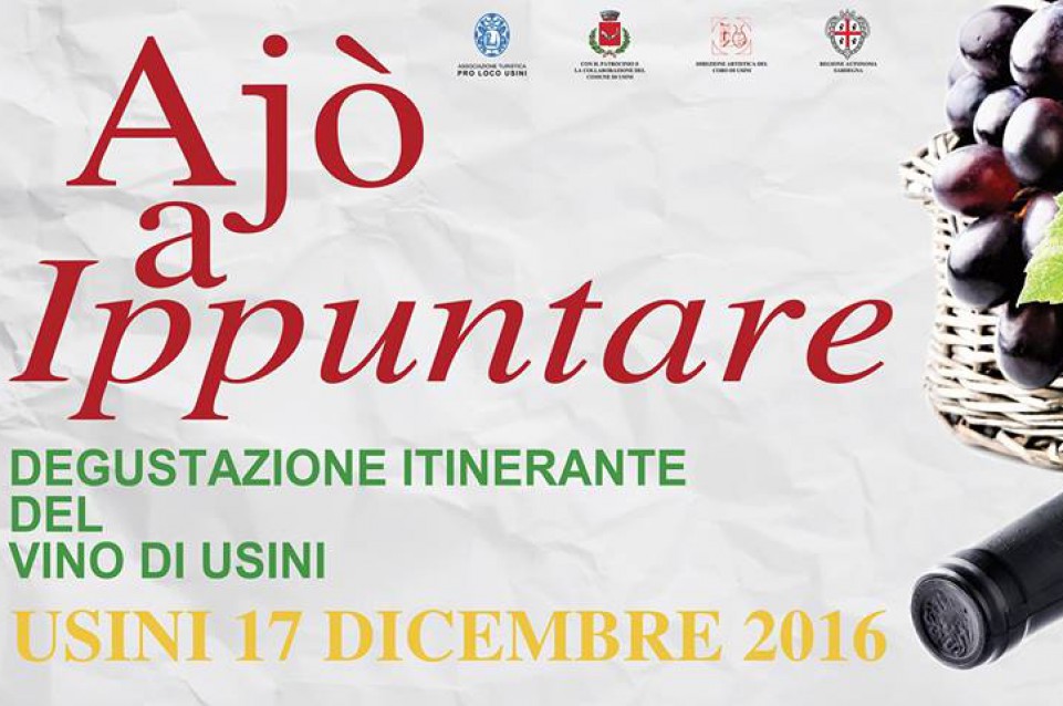 Ajò a Ippuntare: il 17 dicembre a Usini appuntamento col vino nuovo 