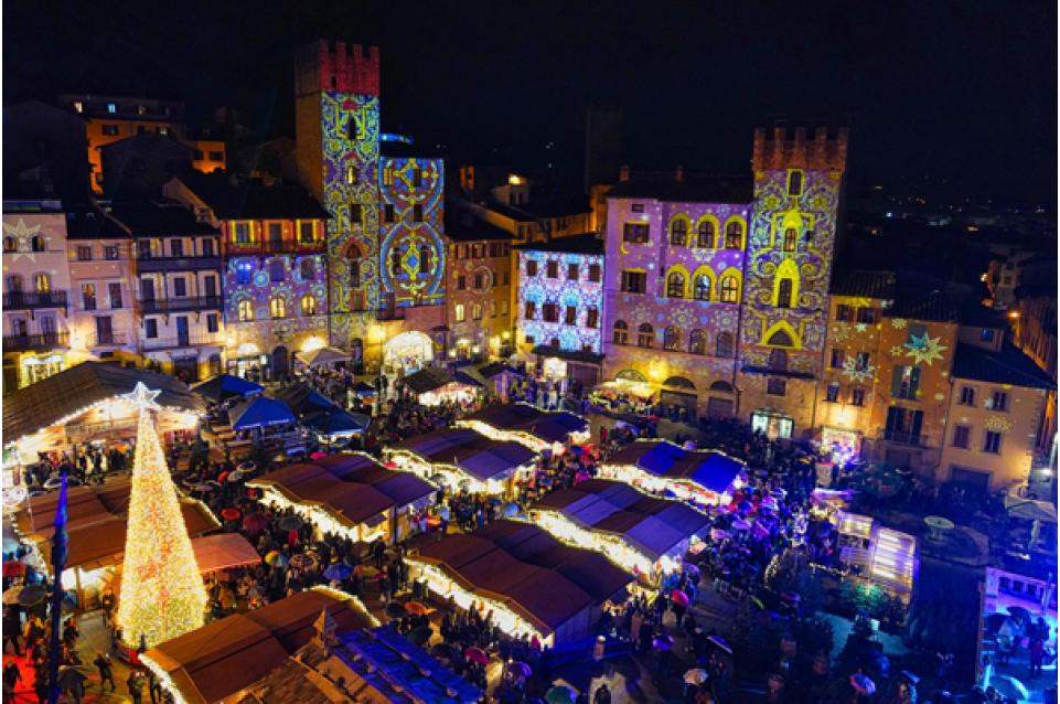 Dal 20 novembre 2021 al 9 gennaio 2022 appuntamento con la magia di "Arezzo Città del Natale"