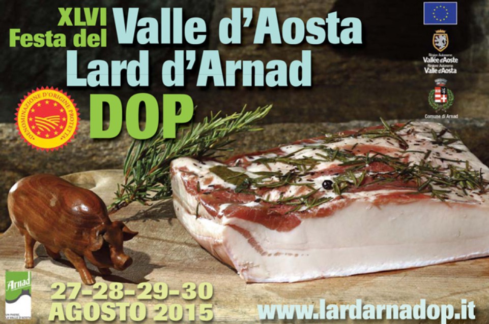 Dal 27 al 30 agosto ad Arnad arriva il gusto con la "Festa del Lardo" Dal 27 al 30 agosto ad Arnad arriva il gusto con la "Festa del Lardo"