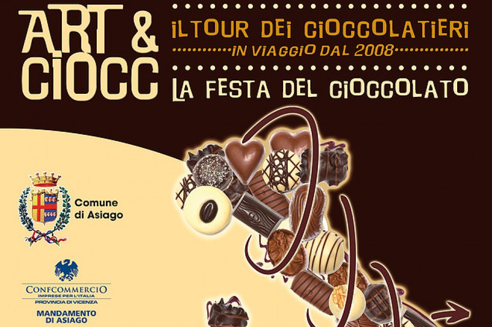 Art a Ciocc: il tour dei cioccolatieri fa tappa ad Asiago dal 5 al 7 febbraio 