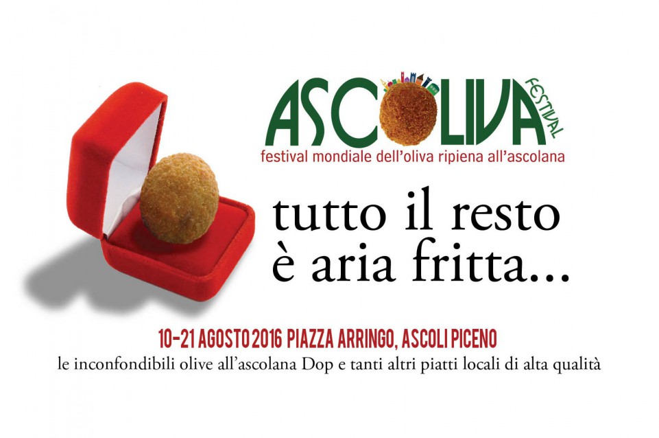 Ascoliva Festival: il Festival mondiale dell'oliva all'ascolana torna dal 10 al 21 agosto