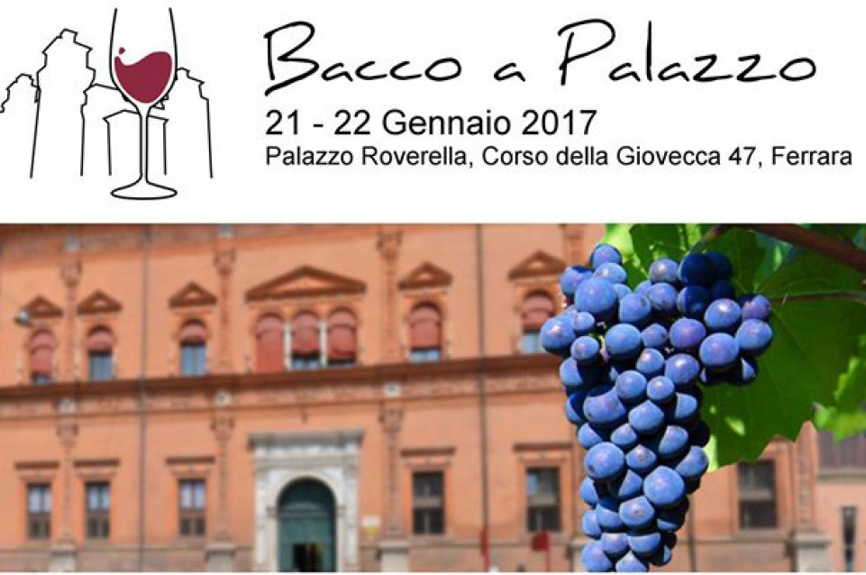 Il 21 e 22 gennaio torna "Bacco a Palazzo – il vino in visita a Ferrara" 