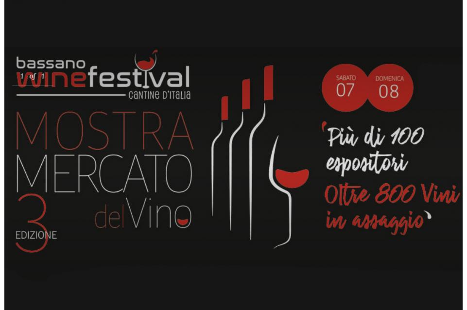 Il 7 e 8 dicembre arriva il "Bassano Wine Festival" 