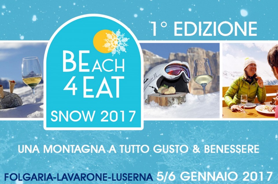 BEach4EAT: il 5 e il 6 gennaio a Folgaria