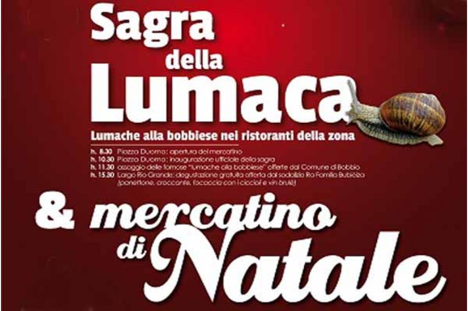 A Bobbio il 10 dicembre torna la "Sagra della lumaca"