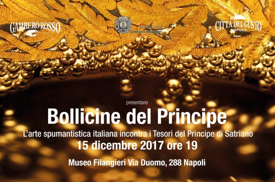 Bollicine del Principe: storia, arte e gusto arrivano a Napoli il 15 dicembre