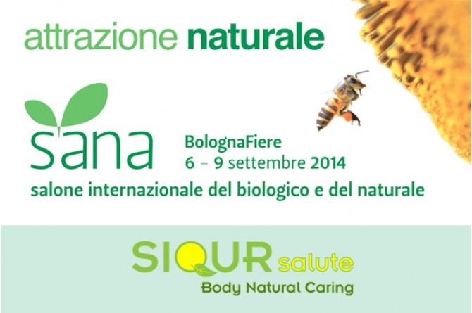 SANA: dal 6 al 9 settembre a Bologna il Salone Internazionale del Biologico e del Naturale SANA: dal 6 al 9 settembre a Bologna il Salone Internazionale del Biologico e del Naturale