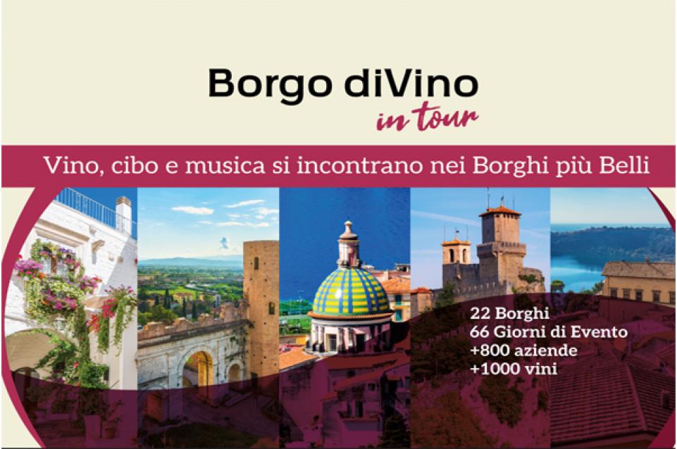 Borgo diVIno in Tour fa tappa a Grottammare dal 18 al 20 luglio Borgo diVIno in Tour fa tappa a Grottammare dal 18 al 20 luglio