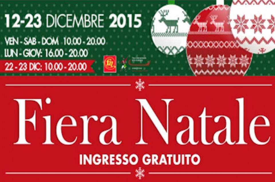 Dal 12 al 23 dicembre a Cagliari torna la "Fiera Natale"