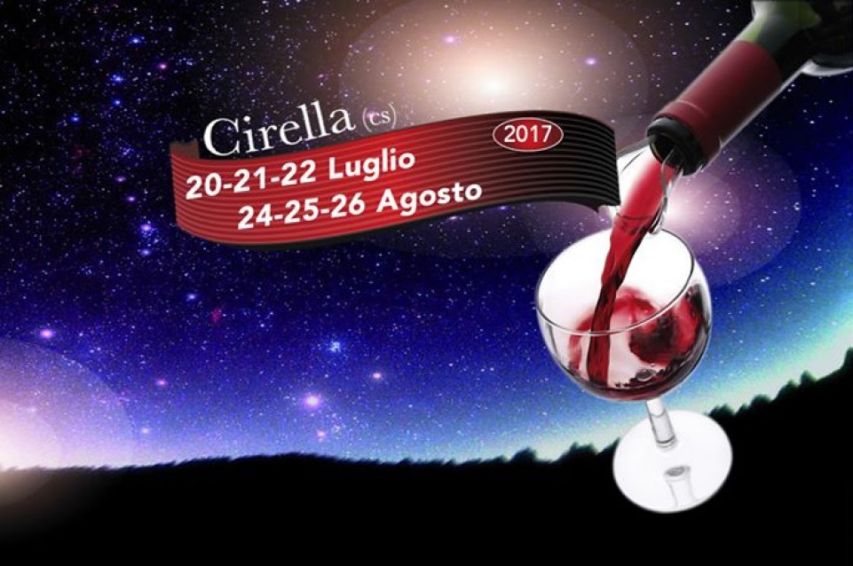 Calici Sotto le Stelle: dal 20 al 22 luglio e dal 24 al 26 agosto a Cirella 