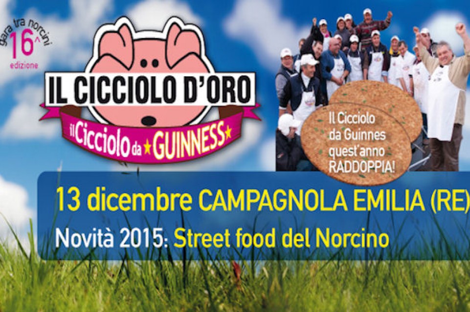 Il 13 dicembre a Campagnola Emilia torna il "Cicciolo D'oro" Il 13 dicembre a Campagnola Emilia torna il "Cicciolo D'oro"