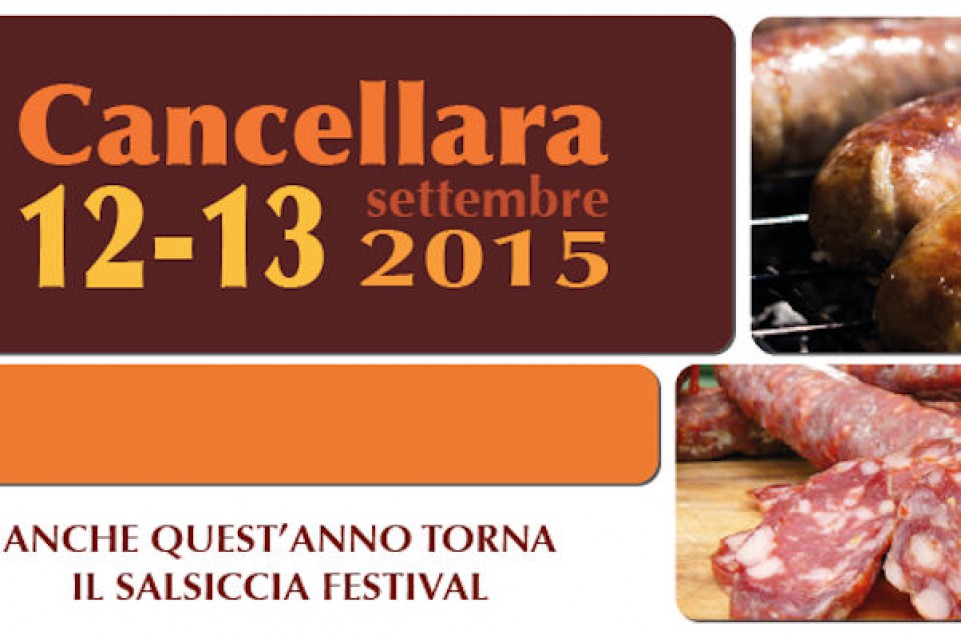 Il 12 e 13 settembre a Cancellara torna il "Salsiccia Festival"