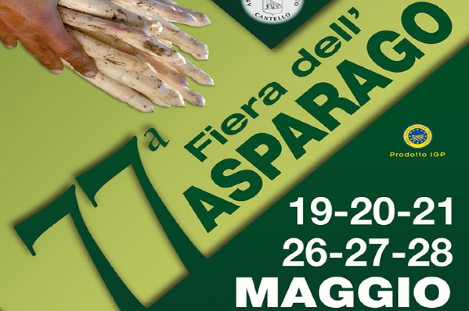 A Cantello i weekend dal 19 al 28 maggio torna la Fiera dell'asparago IGP