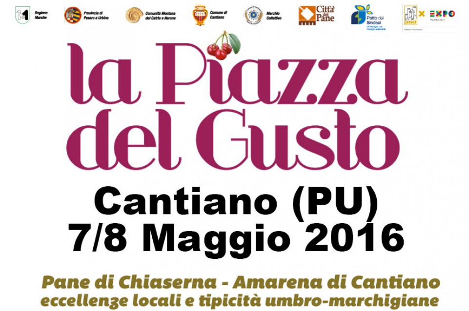 A Cantiano il 7 e 8 maggio appuntamento con "La Piazza del Gusto" 