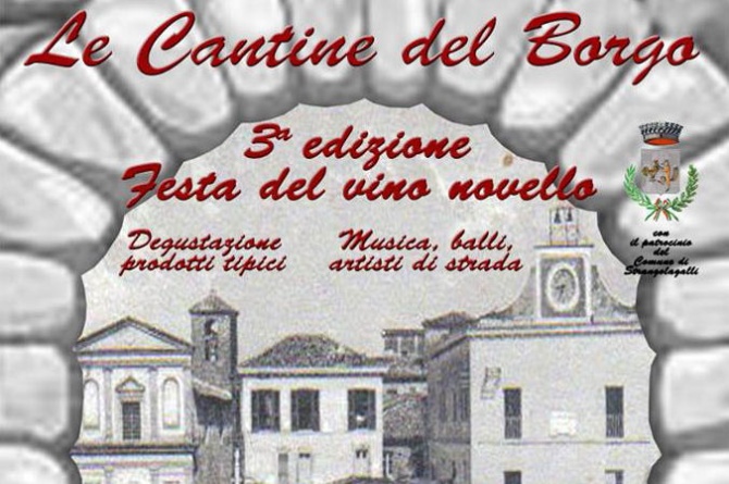 Cantine del Borgo: il 15 novembre il gusto del vino novello è a Strangolagalli Cantine del Borgo: il 15 novembre il gusto del vino novello è a Strangolagalli