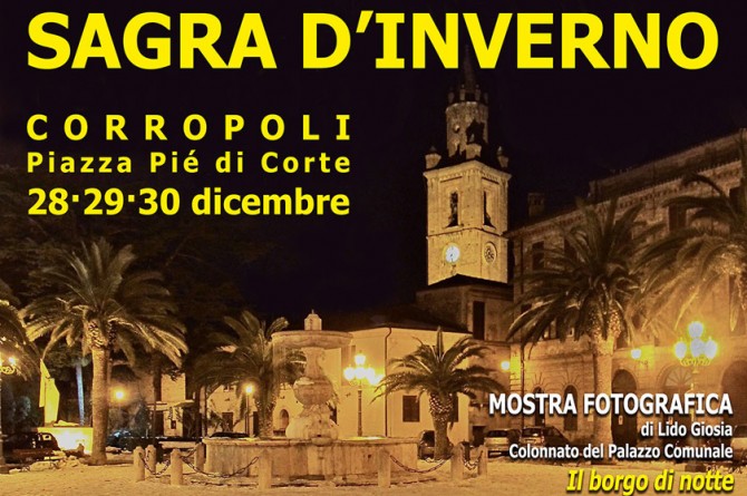 Dal 28 al 30 dicembre anticipate Capodanno a Corropoli con la "Sagra d'Inverno"