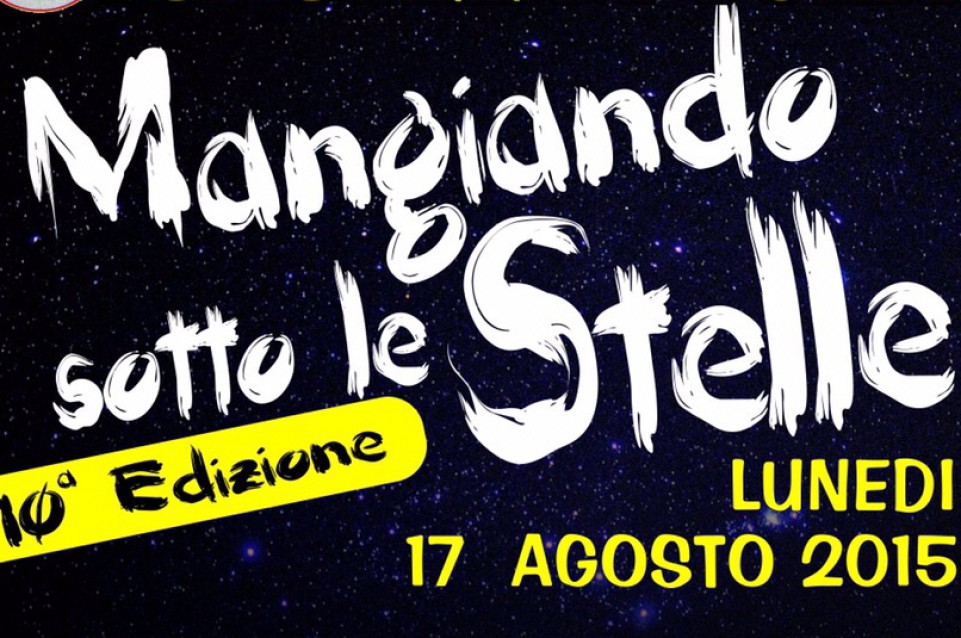 Il 17 agosto a Castel di Tora torna la magia di "Mangiando sotto le stelle"