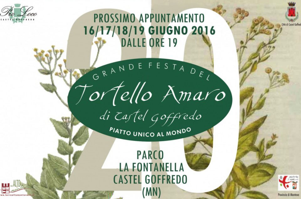 Dal 16 al 19 giugno a Castel Goffredo arriva la "Festa del Tortello Amaro" 