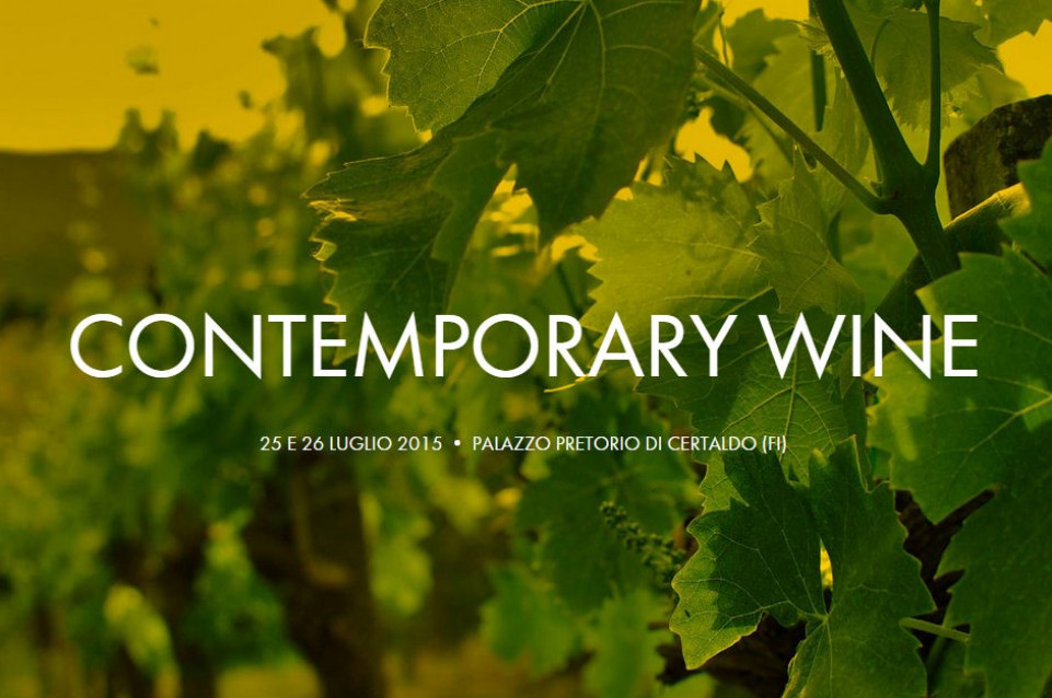 Il 25 e 26 luglio a Certaldo vi aspetta la prima edizione di "Contemporary Wine" 
