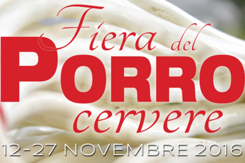 Dal 12 al 27 novembre a Cervere arriva la "Fiera del porro"