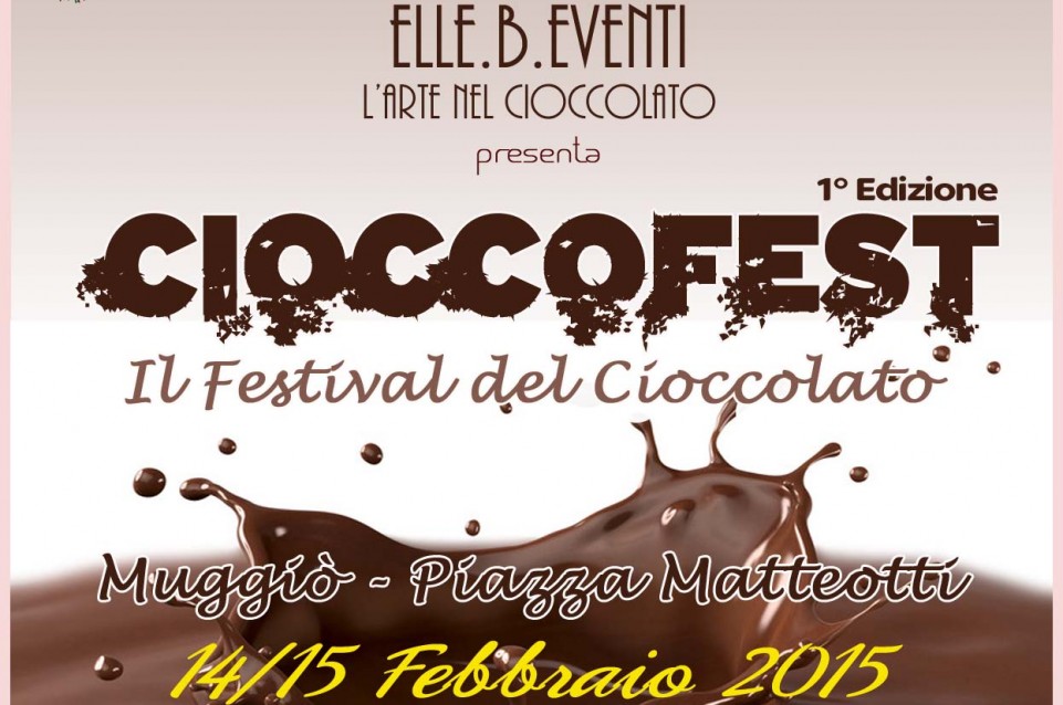 Cioccofest: il 14 e 15 febbraio a Muggiò arriva il Festival del Cioccolato 