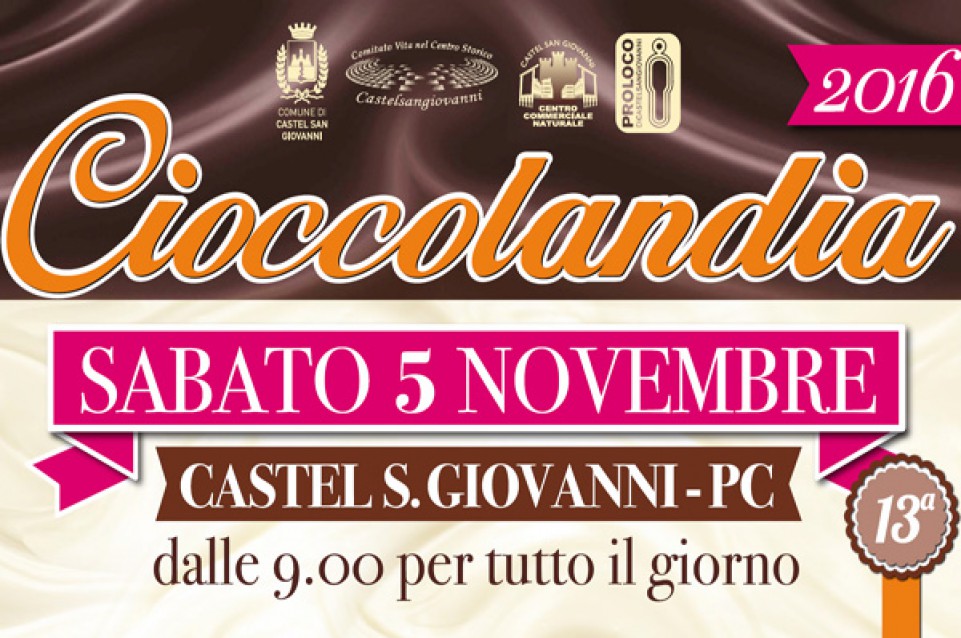 Cioccolandia: a Castel San Giovanni il 5 novembre torna la dolcezza