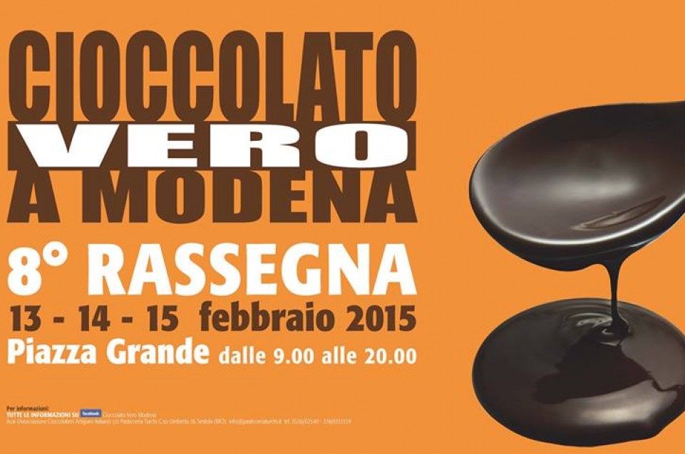Cioccolato Vero: a Modena dal 13 al 15 febbraio arriva la festa del cioccolato 