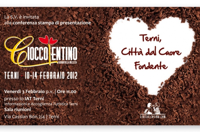 Ritorna Cioccolentino dal 10 al 14 febbraio 2012 Ritorna Cioccolentino dal 10 al 14 febbraio 2012