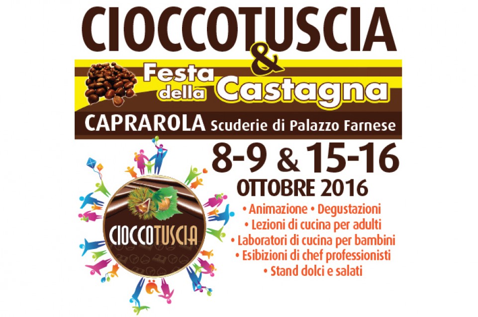 CioccoTuscia: ad ottobre a Caprarola appuntamento con la dolcezza CioccoTuscia: ad ottobre a Caprarola appuntamento con la dolcezza