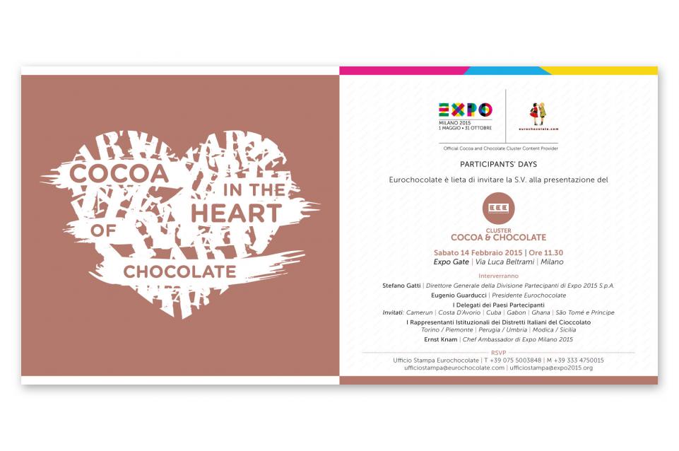 "Cocoa: in the Heart of Chocolate" - Eurochocolate presenta il Cluster del Cacao e del Cioccolato "Cocoa: in the Heart of Chocolate" - Eurochocolate presenta il Cluster del Cacao e del Cioccolato