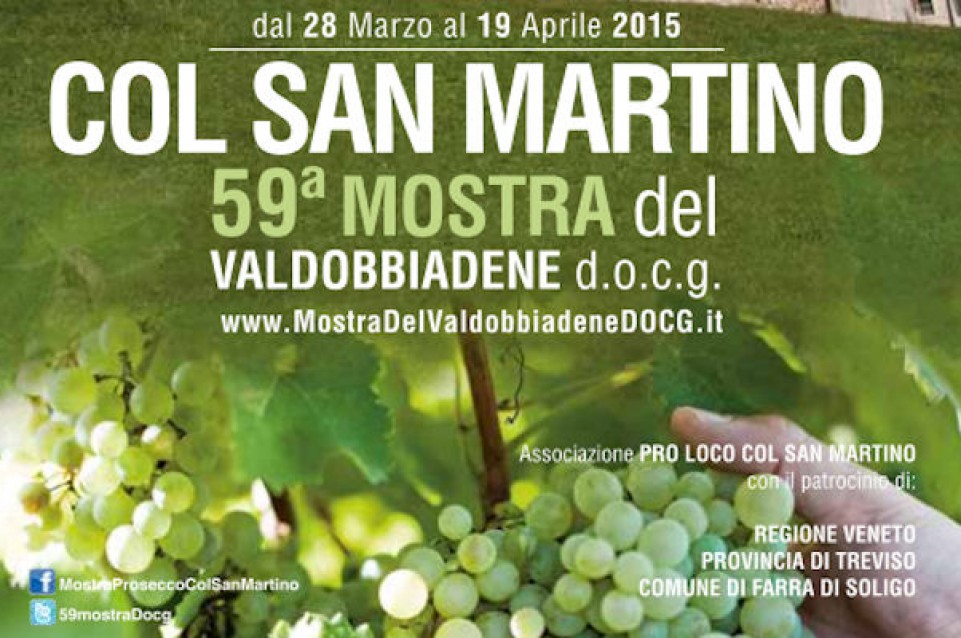 Dal 29 marzo al 19 aprile a Col San Martino torna la "Mostra del Valdobbiene docg" Dal 29 marzo al 19 aprile a Col San Martino torna la "Mostra del Valdobbiene docg"