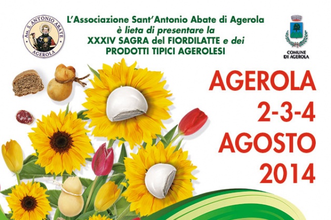 Dal 2 al 4 agosto ad Agerola torna la Sagra del Fiordilatte Dal 2 al 4 agosto ad Agerola torna la Sagra del Fiordilatte
