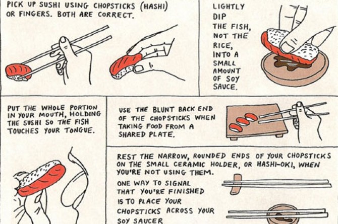 Amate la cucina giapponese? Ecco le regole su come si mangia il sushi! 