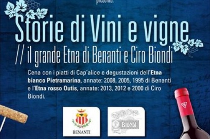 Il 30 ottobre all'enosteria Cap'alice torna "Storie di Vini e Vigne"