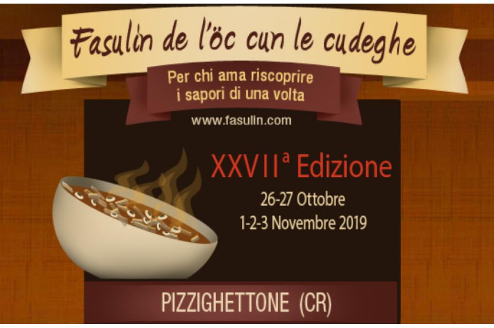 Fasulin de l'Oc cun le Cudeghe: il 26 e 27 ottobre e dall'1 al 3 novembre a Pizzighettone 