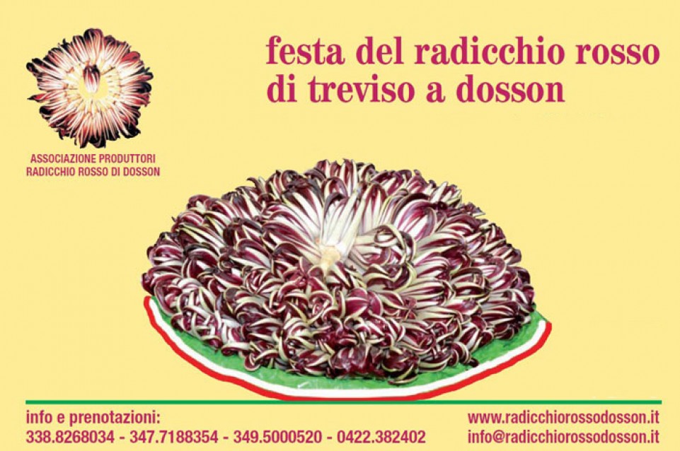 Dal 25 gennaio al 3 febbraio vi aspetta la "Festa del Radicchio Rosso di Dosson" 