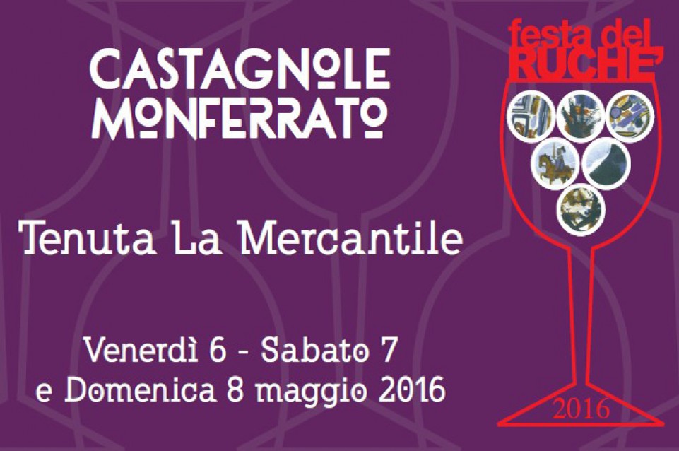 Festa del Ruchè: dal 6 all'8 maggio a Castagnole Monferrato