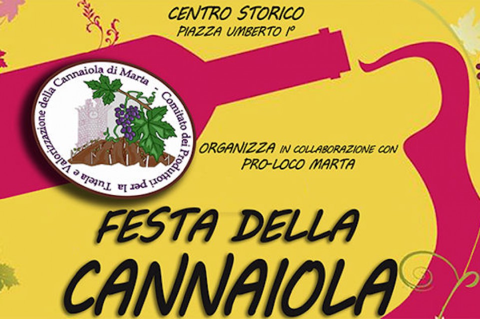 Festa della Cannaiola: a Marta l'8 e 9 agosto vi aspetta il profumo del vino