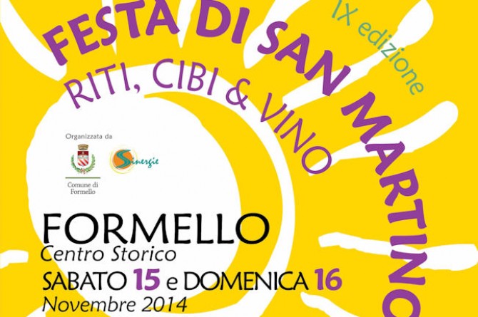 Festa di San Martino, riti, cibo e vino: a Formello il 15 e 16 dicembre Festa di San Martino, riti, cibo e vino: a Formello il 15 e 16 dicembre